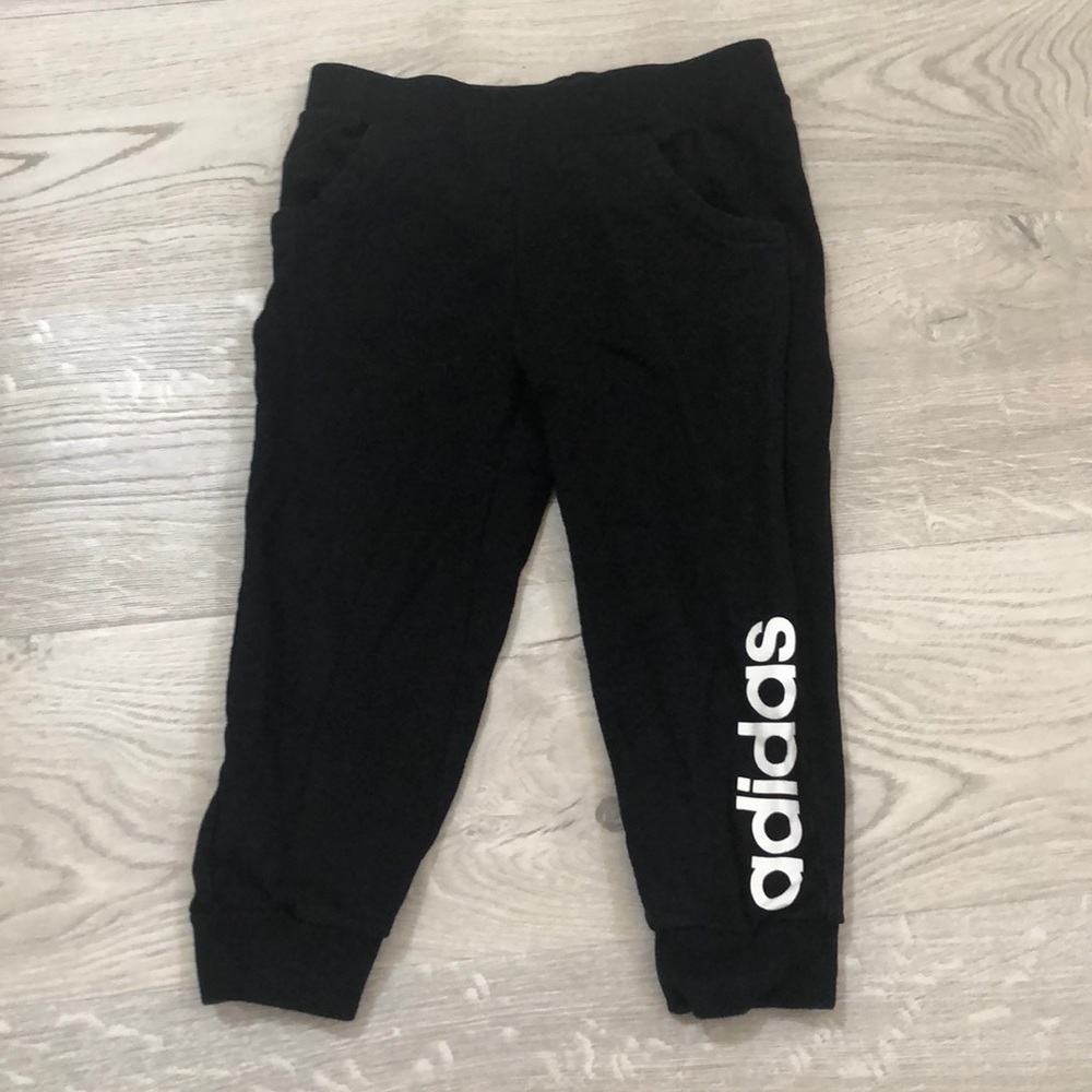 Adidas Kids Black Joggers